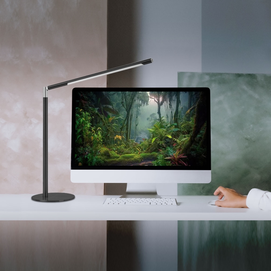 Brilagi - LED dæmpbar touch bordlampe VARIO LED/7W/230V 3000-6500K CRI 96 sort