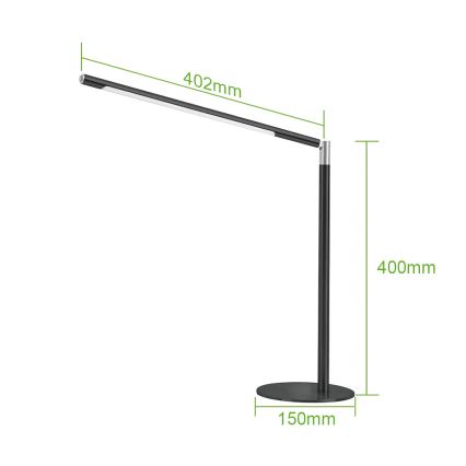 Brilagi - LED dæmpbar touch bordlampe VARIO LED/7W/230V 3000-6500K CRI 96 sort