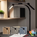 BRILAGI - Dæmpbar berøringsbetjent skrivebordslampe med klemme VARIO LED/24W/230V 3000-6500K CRI 92 sort