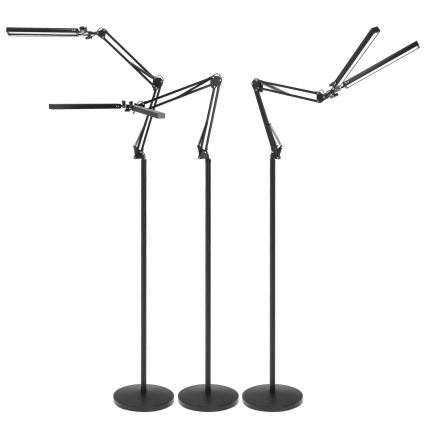 Brilagi - LED dæmpbar fleksibel gulvlampe VARIO LED/14W/230V 3000-6000K 157 cm sort