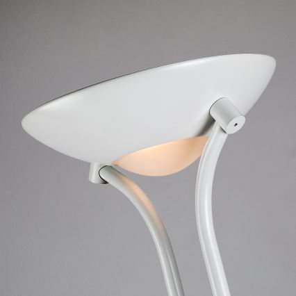 Brilagi - Dæmpbar gulvlampe SCARLETT 1xR7s/230W/230V + 1xG9/40W hvid