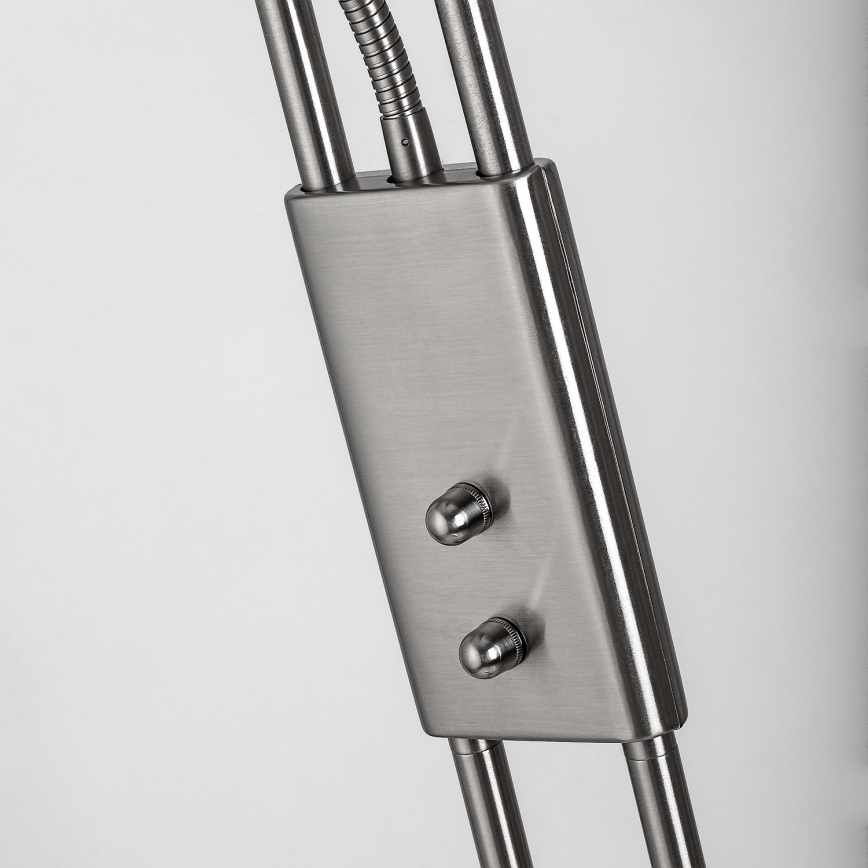 Brilagi - Dæmpbar gulvlampe SCARLETT 1xR7s/230W/230V + 1xG9/40W mat krom