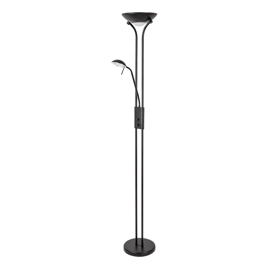 Brilagi - Dæmpbar gulvlampe SCARLETT 1xR7s/230W/230V + 1xG9/40W sort