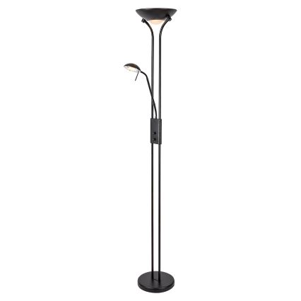Brilagi - Dæmpbar gulvlampe SCARLETT 1xR7s/230W/230V + 1xG9/40W sort