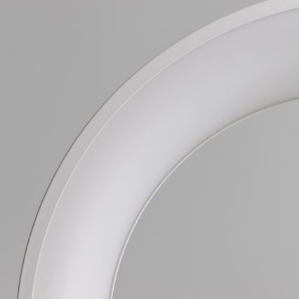 Brilagi - Dæmpbar LED-pendel med wireophæng FALCON LED/80W/230V 3000-6500K Ø 60 cm hvid + fjernbetjening