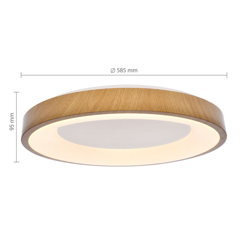 Brilagi - Dæmpbar LED-loftlampe DORIA LED/60W/230V 3000-6500K Ø 60 cm + fjernbetjening