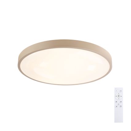 Brilagi - LED Dæmpbar loftslampe GLASS POOL DOUBLE LED/60W/230V 3000-6000K 50 cm beige + fjernbetjening