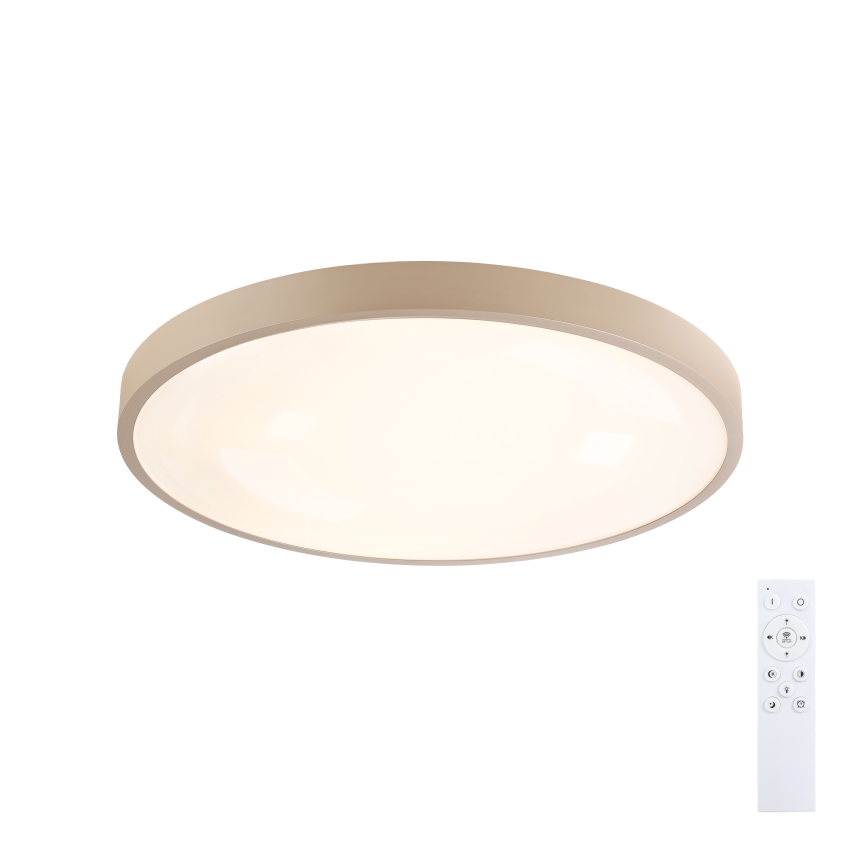 Brilagi - LED Dæmpbar loftslampe GLASS POOL DOUBLE LED/60W/230V 3000-6000K 50 cm beige + fjernbetjening