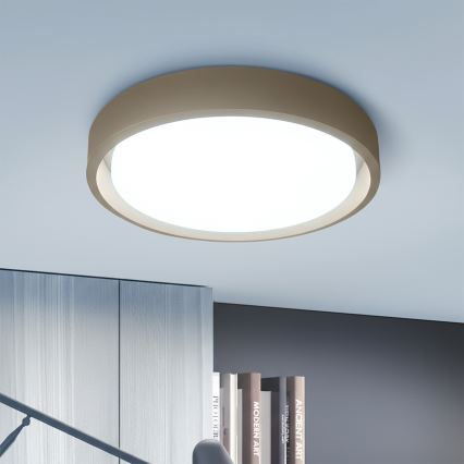 Brilagi - LED dæmpbar loftlampe MATTEO LED/60W/230V 3000-6500K Ø 51,5 cm taupe + fjernbetjening