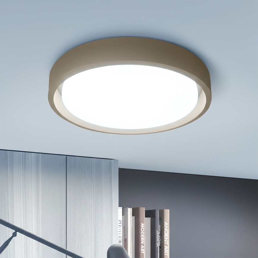 Brilagi - LED dæmpbar loftlampe MATTEO LED/60W/230V 3000-6500K Ø 51,5 cm taupe + fjernbetjening