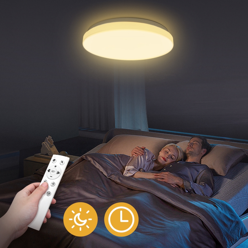 Brilagi - LED Dæmpbar loftlampe MILKY WAY LED/24W/230V 3000-6500K Ø 38 cm + fjernbetjening