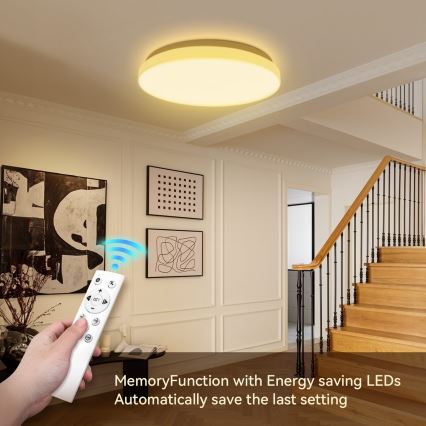 Brilagi - LED Dæmpbar loftlampe MILKY WAY LED/24W/230V 3000-6500K Ø 38 cm + fjernbetjening