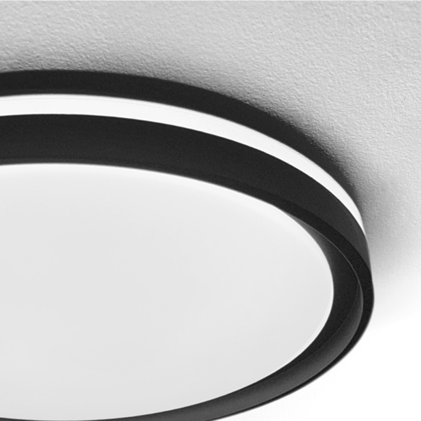 Brilagi - LED-dæmpbar loftlampe NAOMI LED/48W/230V 3000-6500K Ø 39 cm sort + fjernbetjening