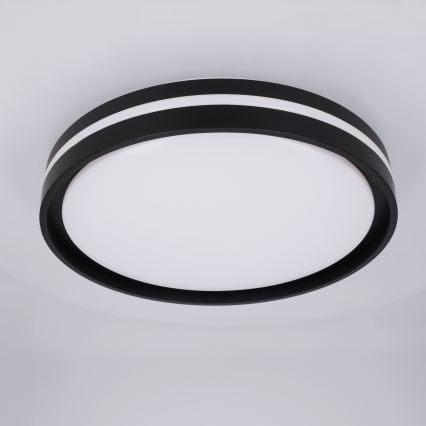 Brilagi - LED-dæmpbar loftlampe NAOMI LED/48W/230V 3000-6500K Ø 39 cm sort + fjernbetjening