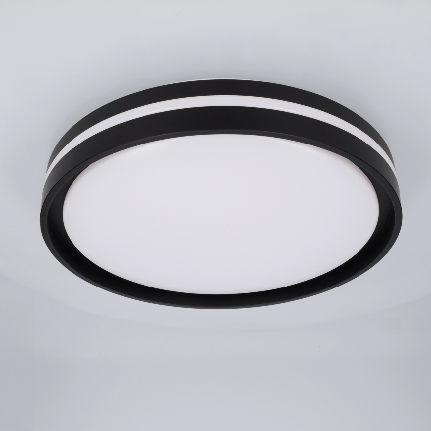 Brilagi - LED-dæmpbar loftlampe NAOMI LED/48W/230V 3000-6500K Ø 39 cm sort + fjernbetjening