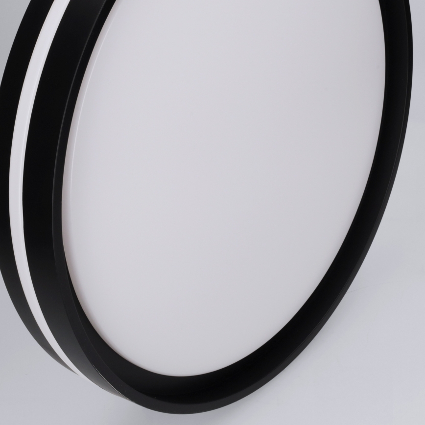 Brilagi - LED-dæmpbar loftlampe NAOMI LED/48W/230V 3000-6500K Ø 39 cm sort + fjernbetjening