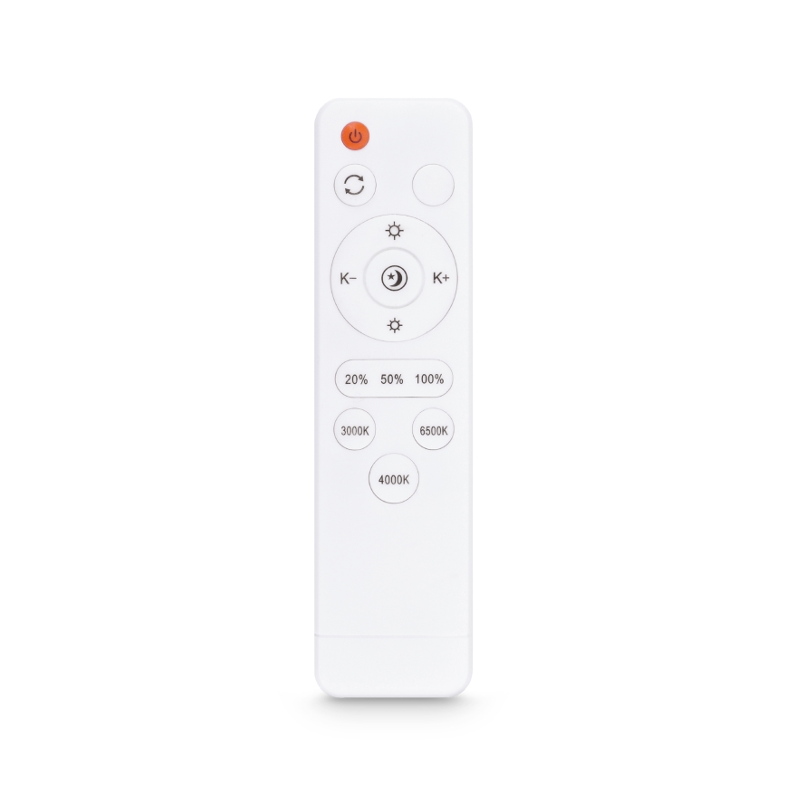 Brilagi - Dæmpbar LED loftlampe PILANA LED/48W/230V 3000-6500K eg/hvid 42x42 cm + fjernbetjening