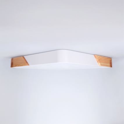 Brilagi - Dæmpbar LED loftlampe PILANA LED/48W/230V 3000-6500K eg/hvid 42x42 cm + fjernbetjening