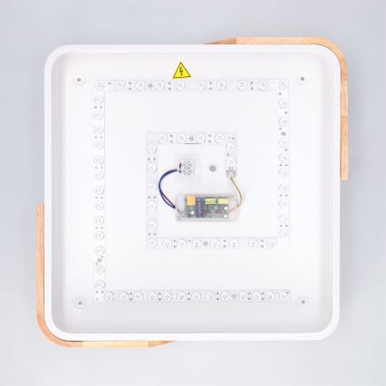 Brilagi - Dæmpbar LED loftlampe PILANA LED/48W/230V 3000-6500K eg/hvid 42x42 cm + fjernbetjening