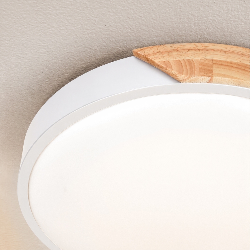 Brilagi - LED-dæmpbar loftlampe PILANA LED/48W/230V 3000-6500K eg/hvid Ø 40 cm + fjernbetjening