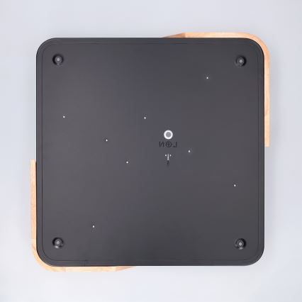 Brilagi - LED dæmpbar loftlampe PILANA LED/48W/230V 3000-6500K eg/sort 42x42 cm + fjernbetjening