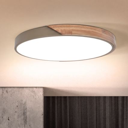 BRILAGI - LED-dæmpbar loftlampe PILANA LED/60W/230V 3000-6500K eg/beige Ø 60 cm + fjernbetjening