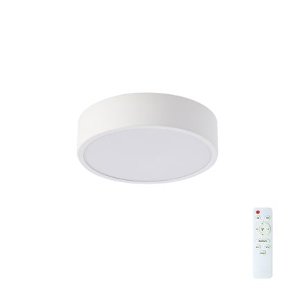Brilagi - LED dæmpbar loftlampe POOL LED/18W/230V 3000-6000K 20 cm hvid + fjernbetjening