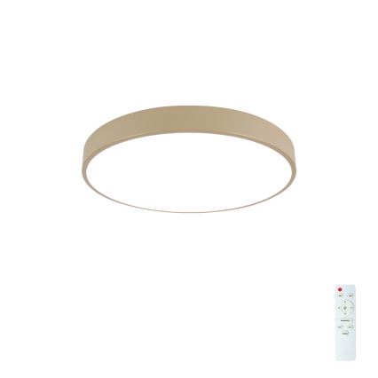 Brilagi - LED dæmpbar loftlampe POOL LED/60W/230V 3000-6000K Ø 60 cm beige + fjernbetjening