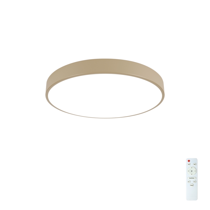 Brilagi - LED dæmpbar loftlampe POOL LED/60W/230V 3000-6000K Ø 60 cm beige + fjernbetjening