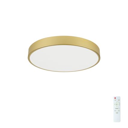 Brilagi - LED-dæmpbar loftlampe POOL LED/60W/230V 3000–6000K Ø 60 cm guld + fjernbetjening