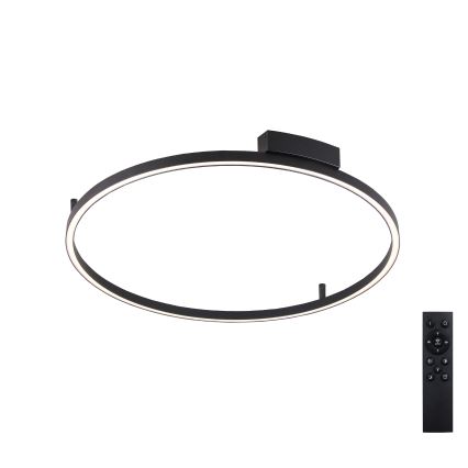 Brilagi - Dæmpbar LED-loftlampe PORTOFINO LED/60W/230V 3000-6000K Ø 80 cm sort + fjernbetjening