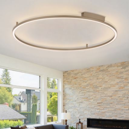 Brilagi - Dæmpbar LED-loftlampe PORTOFINO LED/85W/230V 3000-6000K pr. 120 cm beige + fjernbetjening