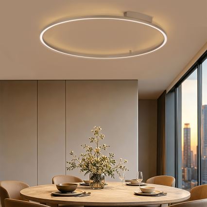 Brilagi - Dæmpbar LED-loftlampe PORTOFINO LED/85W/230V 3000-6000K pr. 120 cm beige + fjernbetjening