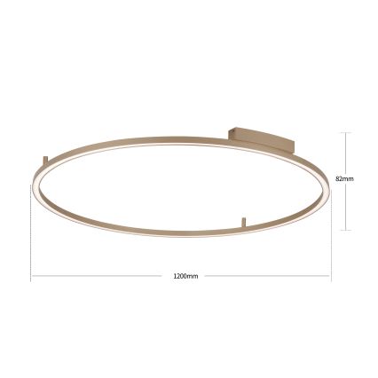 Brilagi - Dæmpbar LED-loftlampe PORTOFINO LED/85W/230V 3000-6000K pr. 120 cm beige + fjernbetjening