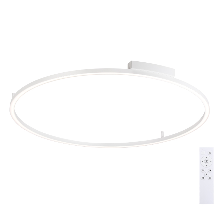 Brilagi - LED-dæmpbar loftlampe PORTOFINO LED/85W/230V 3000-6000K Ø 120 cm hvid + fjernbetjening