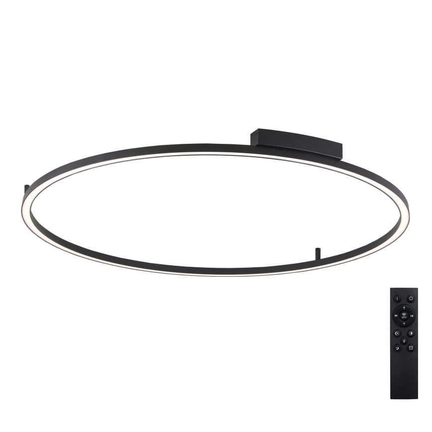 Brilagi - dæmpbar LED-loftlampe PORTOFINO LED/85W/230V 3000-6000K Ø 120 cm sort + fjernbetjening