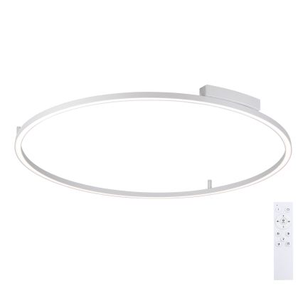 Brilagi - Dæmpbar LED-loftlampe PORTOFINO LED/85W/230V 3000-6000K diameter 120 cm sølv + fjernbetjening