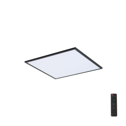 Brilagi - LED dæmpbar loftlampe SLIMFRAME LED/36W/230V 45x45 cm 3000-6000K sort + fjernbetjening