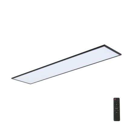 Brilagi - LED-dæmpbar loftlampe SLIMFRAME LED/58W/230V 120x30 cm 3000-6000K sort + fjernbetjening