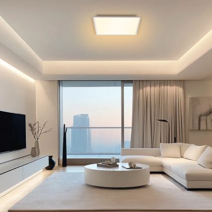 Brilagi - SLIMFRAME LED dæmpbart loftarmatur LED/58W/230V 60x60 cm 3000-6000K hvid + fjernbetjening