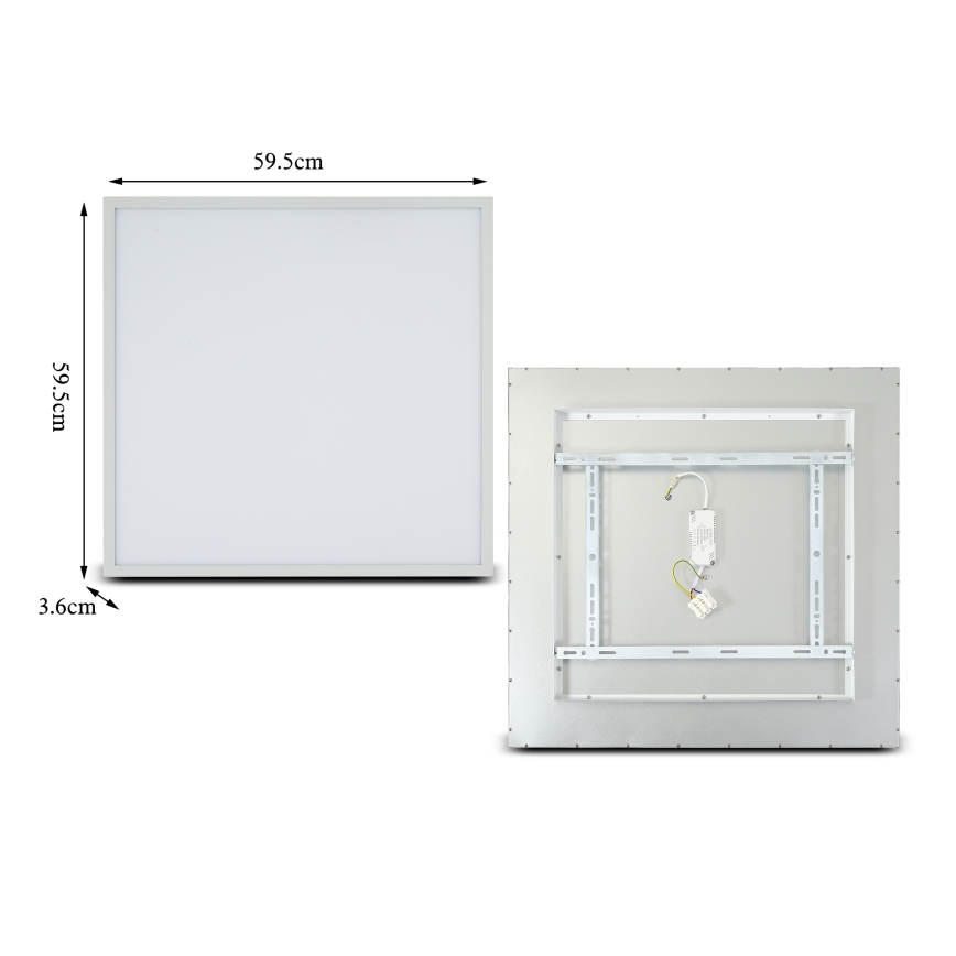 Brilagi - SLIMFRAME LED dæmpbart loftarmatur LED/58W/230V 60x60 cm 3000-6000K hvid + fjernbetjening