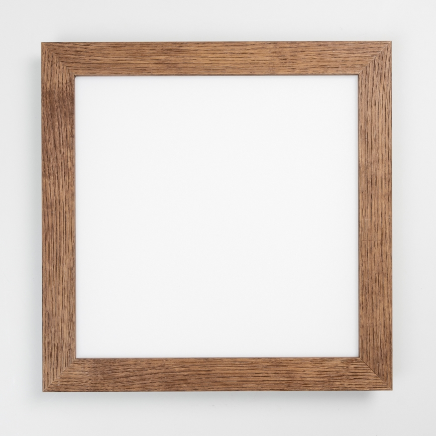 Brilagi - LED dæmpbar loftlampe SLIMFRAME WOOD LED/36W/230V 49,5x49,5 cm 3000-6000K mørkebrun + fjernbetjening