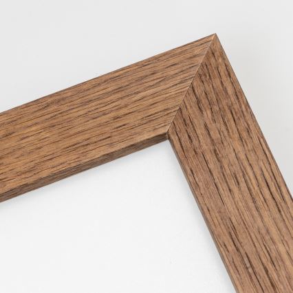 Brilagi - LED dæmpbar loftlampe SLIMFRAME WOOD LED/36W/230V 49,5x49,5 cm 3000-6000K mørkebrun + fjernbetjening