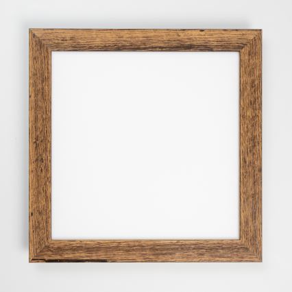 Brilagi - Dæmpbar LED-loftlampe SLIMFRAME WOOD LED/36W/230V 49,5x49,5 cm 3000-6000K brun + fjernbetjening