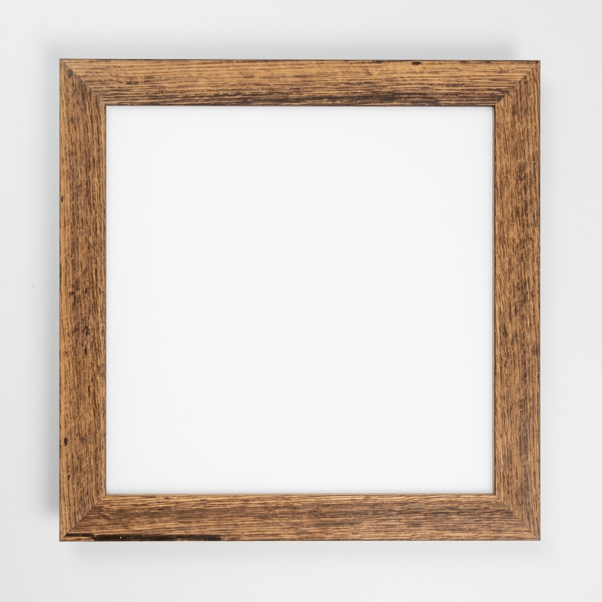 Brilagi - Dæmpbar LED-loftlampe SLIMFRAME WOOD LED/36W/230V 49,5x49,5 cm 3000-6000K brun + fjernbetjening