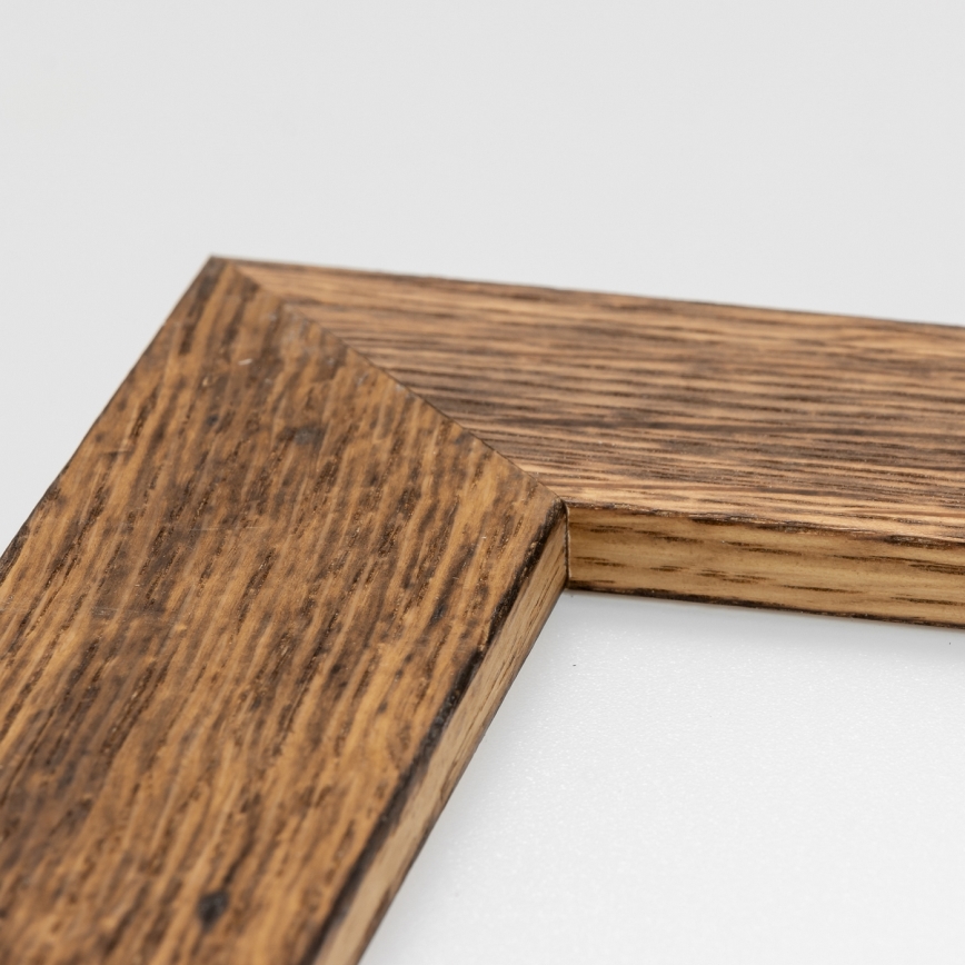 Brilagi - Dæmpbar LED-loftlampe SLIMFRAME WOOD LED/36W/230V 49,5x49,5 cm 3000-6000K brun + fjernbetjening