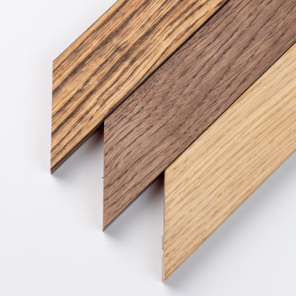 Brilagi - Dæmpbar LED-loftlampe SLIMFRAME WOOD LED/58W/230V 124x33,7 cm 3000-6000K brun + fjernbetjening