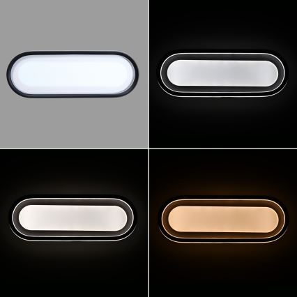 Brilagi - LED dæmpbar loftlampe TRIVARO LED/85W/230V 3000-6000K 20x60 cm + fjernbetjening