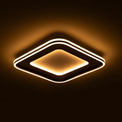 Brilagi - Dæmpbar LED-loftlampe TRIVARO LED/88W/230V 3000-6000K 40x40 cm + fjernbetjening