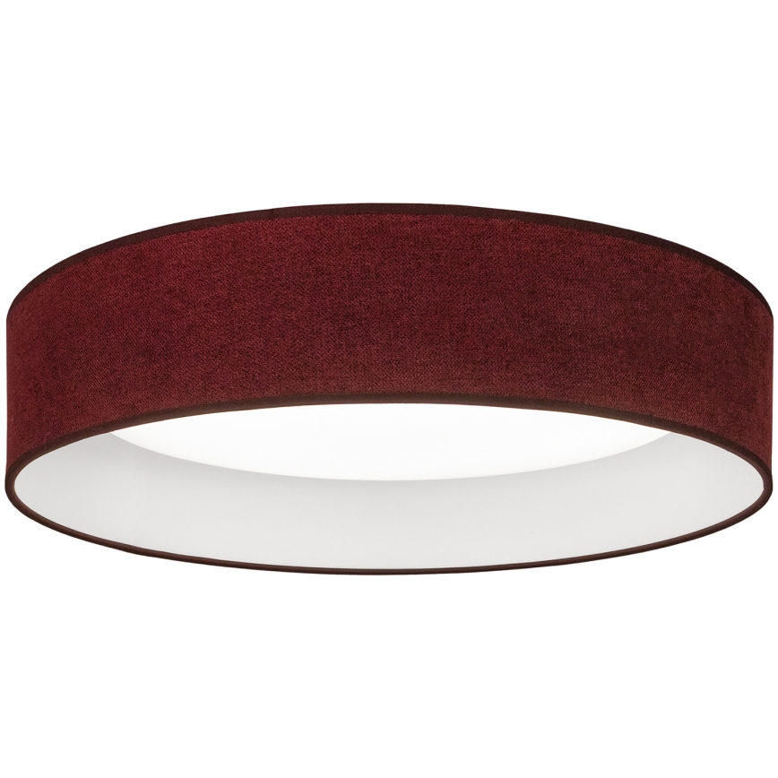Brilagi - LED-dæmpbar loftlampe VELVET SMART VARI LED/24W/230V 3000–6500K Ø 45 cm vinrød + fjernbetjening